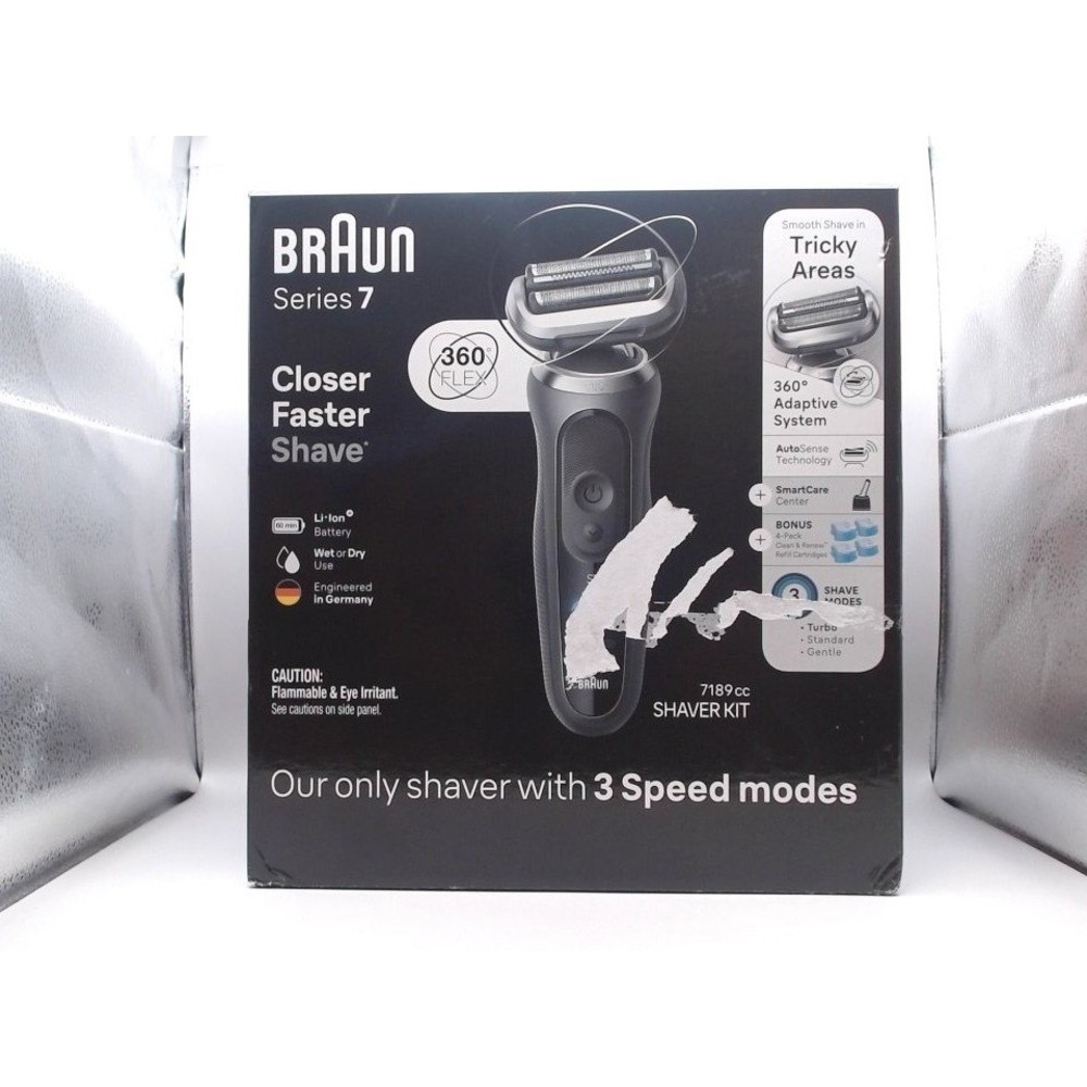 Braun Series 7 7189cc Electric Razor Shaver Kit for Men, BRAND NEW IN BOX